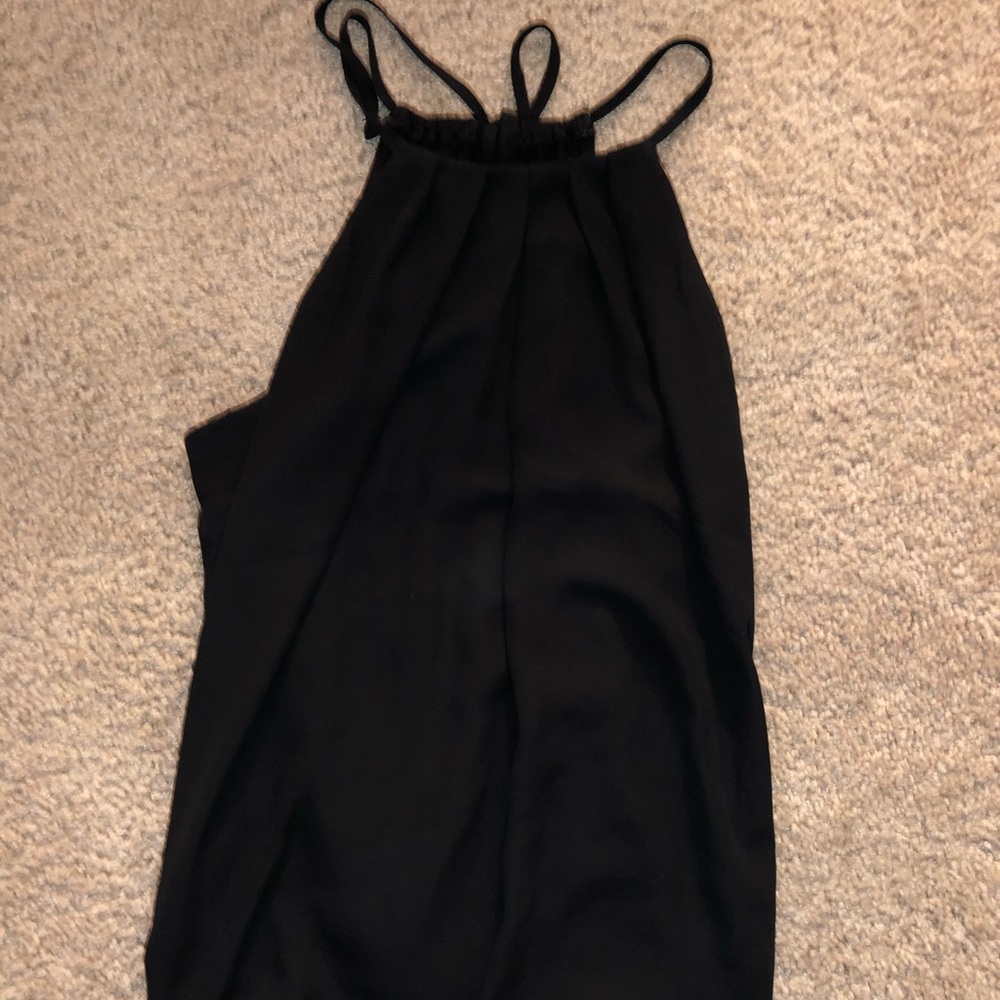 Classy forever 21 black blouse top size S